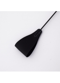 Стек с широким черным кожаным наконечником и металлической ручкой - 67 см. - Crazy Handmade - купить с доставкой в Димитровграде