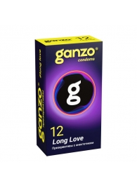 Презервативы с анестетиком для продления удовольствия Ganzo Long Love - 12 шт. - Ganzo - купить с доставкой в Димитровграде