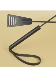 Черный кожаный стек «Сириус» - 60 см. - Sitabella - купить с доставкой в Димитровграде