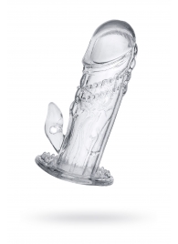 Прозрачная насадка на пенис Uco - 13 см. - A-toys - в Димитровграде купить с доставкой