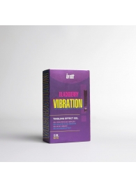 Стимулирующий гель с эффектом вибрации Blackberry Vibration - 15 мл. - INTT - купить с доставкой в Димитровграде