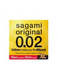 Презерватив увеличенного размера Sagami Original 0.02 XL-size - 1 шт. - Sagami - купить с доставкой в Димитровграде