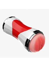 Двусторонний мастурбатор в колбе Power Grip Cup - вагина и ротик - Boys of Toys - в Димитровграде купить с доставкой