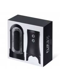 Набор Tenga Flip Zero Electronic Vibrotation: мастурбатор с вибрацией и устройство вращения - Tenga - в Димитровграде купить с доставкой