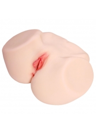 Мастурбатор-полуторс с двойным слоем материала и вибрацией Jenny Onahole Real Vagina - KOKOS - в Димитровграде купить с доставкой