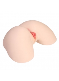 Мастурбатор-полуторс с двойным слоем материала Jenny Onahole Real Hips - KOKOS - в Димитровграде купить с доставкой