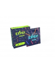 Светящиеся в темноте презервативы Expert Neon - 3 шт. - Expert - купить с доставкой в Димитровграде