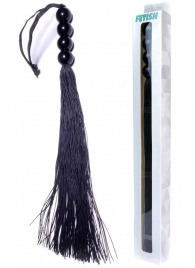 Черная силиконовая плеть - 37 см. - Boys of Toys - купить с доставкой в Димитровграде