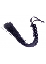 Черная силиконовая плеть - 37 см. - Boys of Toys - купить с доставкой в Димитровграде