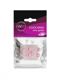 Прозрачная насадка на пенис с цветными шариками - Erowoman-Eroman - в Димитровграде купить с доставкой