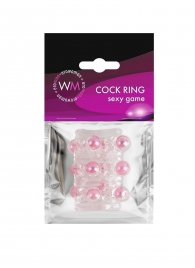 Прозрачная сквозная насадка на пенис с цветными шариками - Erowoman-Eroman - в Димитровграде купить с доставкой