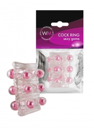 Прозрачная сквозная насадка на пенис с цветными шариками - Erowoman-Eroman - в Димитровграде купить с доставкой