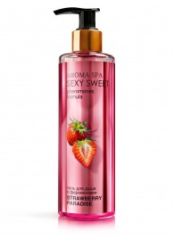 Гель для душа с феромонами и ароматом клубники Strawberry Paradise - 200 мл. - 