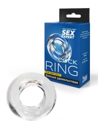 Прозрачное эрекционное кольцо-бублик - Sex Expert - в Димитровграде купить с доставкой