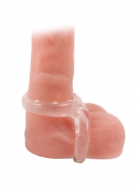 Прозрачное двойное эрекционное кольцо - Sex Expert - в Димитровграде купить с доставкой