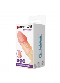 Телесная насадка на пенис Booker - 8 см. - Baile - в Димитровграде купить с доставкой