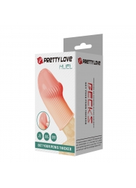 Телесная насадка на пенис Huel - 9 см. - Baile - в Димитровграде купить с доставкой