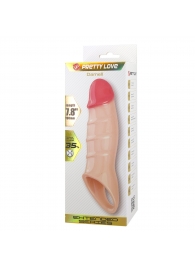 Телесная удлиняющая насадка на пенис Darnel - Baile - в Димитровграде купить с доставкой