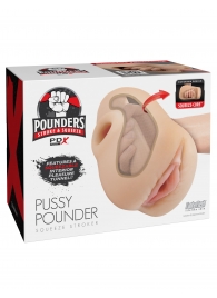 Телесный мастурбатор-вагина Pussy Pounder Squeeze Stroker - Pipedream - в Димитровграде купить с доставкой