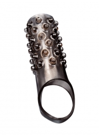 Дымчатая насадка на пенис с выпуклостями - 12 см. - Sex Expert - в Димитровграде купить с доставкой