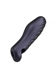 Сливовая силиконовая насадка на пенис с подхватом Manwan Ryzer - Manwan - в Димитровграде купить с доставкой