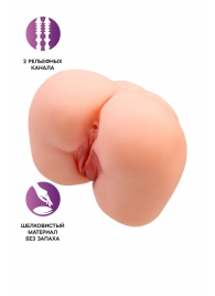 Реалистичный мастурбатор-попка с 2 любовными входами - No Name - в Димитровграде купить с доставкой