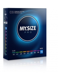 Презервативы MY.SIZE размер 72 - 3 шт. - My.Size - купить с доставкой в Димитровграде