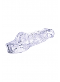 Прозрачная насадка-удлинитель Length Enhancer с подхватом - 16 см. - NMC - в Димитровграде купить с доставкой
