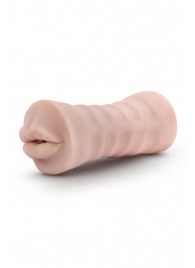 Телесный мастурбатор-ротик Nicole Vibrating Masturbator - Blush Novelties - в Димитровграде купить с доставкой