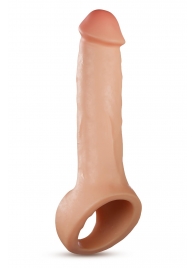 Телесная насадка-удлинитель Thrive 8.75 Inch Realistic Penis Extender Sleeve - 22,2 см. - Blush Novelties - в Димитровграде купить с доставкой