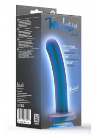 Синяя насадка с гладкой поверхностью Surrender 5.75 Inch Intermediate Pegging Dildo - 14,6 см. - Blush Novelties - купить с доставкой в Димитровграде