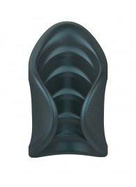 Серый сквозной мастурбатор с вибрацией Manwan Starter - Manwan - в Димитровграде купить с доставкой