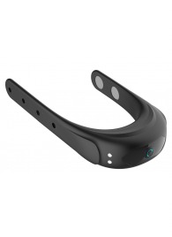 Черное эрекционное виброкольцо на ремешках - Boys of Toys - в Димитровграде купить с доставкой