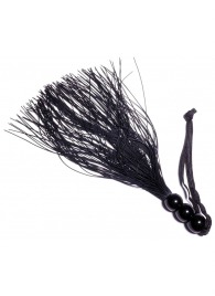 Черная силиконовая плетка - 25,4 см. - Boys of Toys - купить с доставкой в Димитровграде