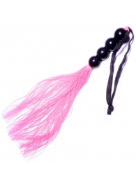 Розовая силиконовая плеть - 35,5 см. - Boys of Toys - купить с доставкой в Димитровграде