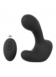 Черная анальная вибропробка с функцией расширения RC Butt Plug with 3 functions - Orion - в Димитровграде купить с доставкой