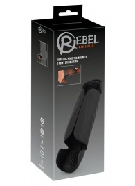 Черный вибромастурбатор с трехточечной стимуляцией Penis Trainer with 3 Point Stimulation - Orion - в Димитровграде купить с доставкой