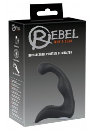 Черный перезаряжаемый стимулятор простаты с вибрацией - 14,6 см. - Orion - в Димитровграде купить с доставкой