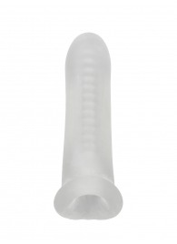 Белый фаллоудлинитель Striker - 13,5 см. - Lola Games - в Димитровграде купить с доставкой
