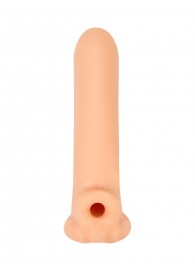 Телесный фаллоудлинитель Titan - 16,5 см. - Lola Games - в Димитровграде купить с доставкой