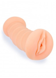 Телесный двусторонний мастурбатор с вибропулей и эрекционными кольцами в комплекте - Sexy Girl - в Димитровграде купить с доставкой