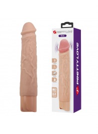 Телесный реалистичный вибратор Osric - 22,3 см. - Baile