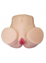 Телесный мастурбатор Julia с 2 любовными каналами - Baile - в Димитровграде купить с доставкой