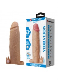 Телесная насадка на пенис Xerxes - 22 см. - Baile - в Димитровграде купить с доставкой