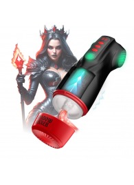 Интерактивный мастурбатор Raven с вакуумом, вибрацией и подсветкой - Shots Media BV - в Димитровграде купить с доставкой