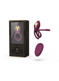 Фиолетовое эрекционное виброкольцо Bayek с пультом ДУ - Zalo - в Димитровграде купить с доставкой