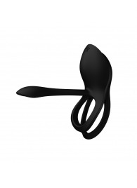 Черное эрекционное виброкольцо Bayek с пультом ДУ - Zalo - в Димитровграде купить с доставкой