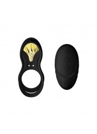 Черное эрекционное виброкольцо Bayek с пультом ДУ - Zalo - в Димитровграде купить с доставкой