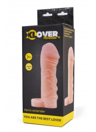 Фаллическая удлиняющая насадка с кольцом для фиксации - 16 см. - ToyFa - в Димитровграде купить с доставкой