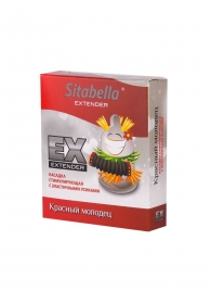Стимулирующая насадка Sitabella Extender  Красный молодец - Sitabella - купить с доставкой в Димитровграде